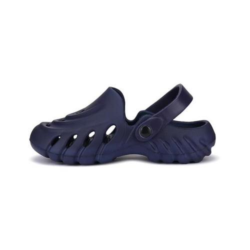 The Sunshine - Men Navy Clogs/Sandals with Adjustable Back Strap | Comfortable & Lightweight| Stylish & Anti-Skid| Waterproof