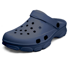 The Paradise - Men Navy Clogs/Sandals with Adjustable Back Strap | Comfortable & Lightweight| Stylish & Anti-Skid| Waterproof