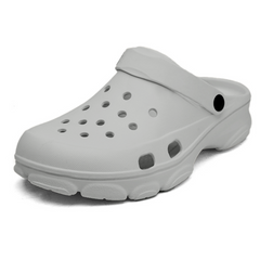 The Paradise - Men Grey Clogs/Sandals with Adjustable Back Strap | Comfortable & Lightweight| Stylish & Anti-Skid| Waterproof
