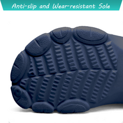 The Paradise - Men Navy Clogs/Sandals with Adjustable Back Strap | Comfortable & Lightweight| Stylish & Anti-Skid| Waterproof