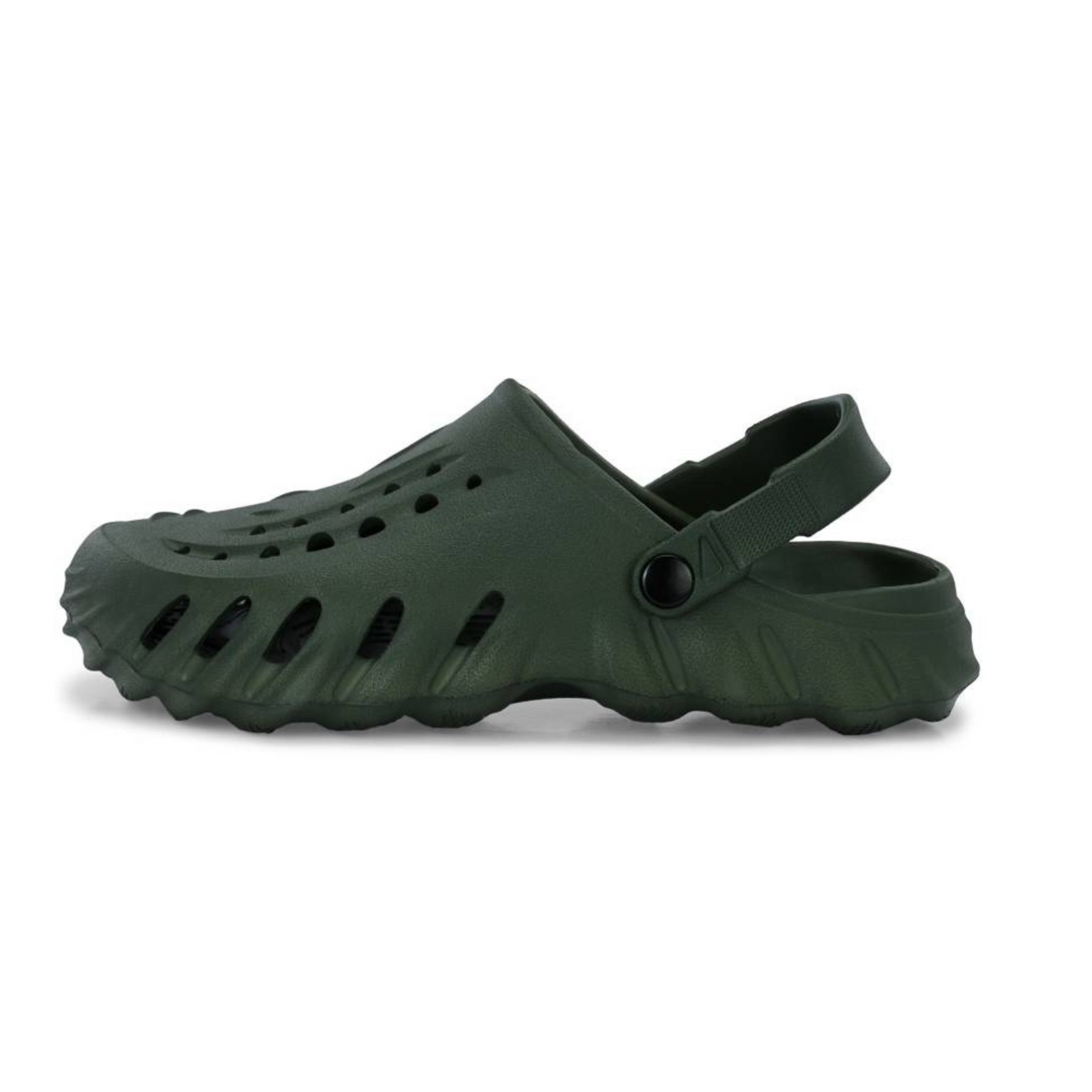 The Ocean - Men Army Green Clogs/Sandals with Adjustable Back Strap | Comfortable & Lightweight| Stylish & Anti-Skid| Waterproof