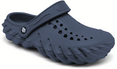 The Ocean - Men Navy Blue Clogs/Sandals with Adjustable Back Strap | Comfortable & Lightweight| Stylish & Anti-Skid| Waterproof