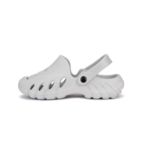 The Sunshine - Men Grey Clogs/Sandals with Adjustable Back Strap | Comfortable & Lightweight| Stylish & Anti-Skid| Waterproof