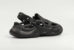 The Storm - Men Black Clogs/Sandals with Adjustable Back Strap | Comfortable & Lightweight| Stylish & Anti-Skid| Waterproof