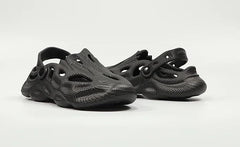 The Storm - Men Black Clogs/Sandals with Adjustable Back Strap | Comfortable & Lightweight| Stylish & Anti-Skid| Waterproof